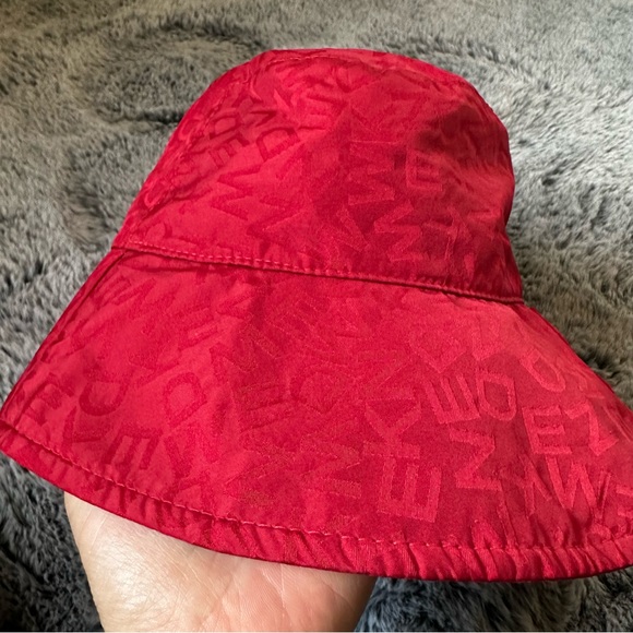 Weekend MaxMara Accessories Label-cut Logo Jacquard Hat. Sz: 57 Color:Red.New - Picture 16 of 16